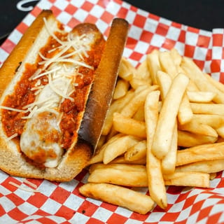 Meatball Parmesan Sandwich