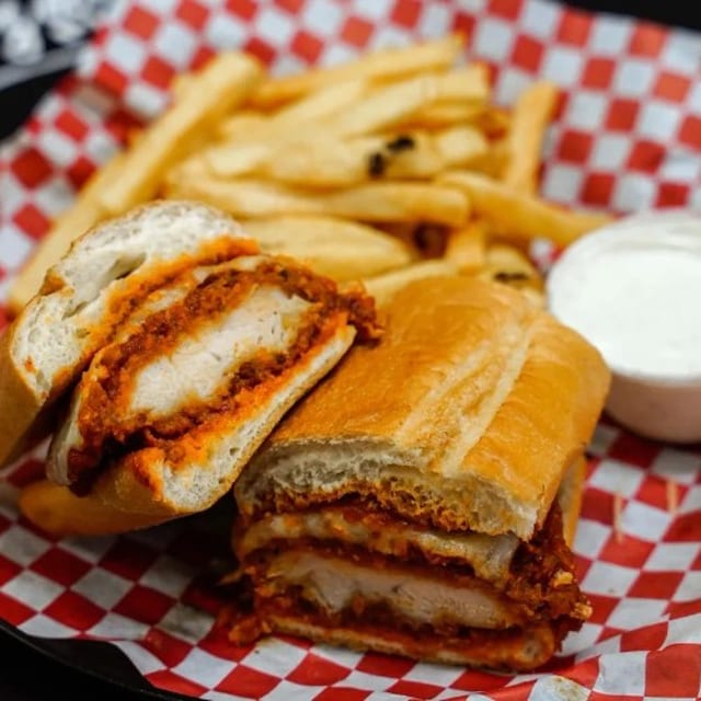 Chicken Parm Sandwich.