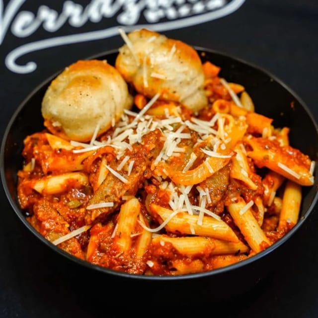 Sausage & Pepper Penne Pasta.